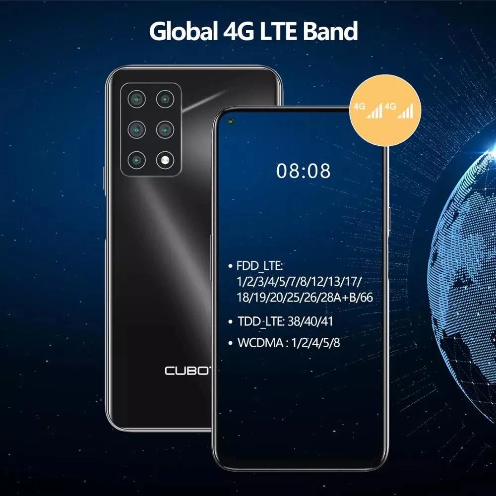 Смартфон Cubot X30 телефон Helio P60 NFC 5 камер 48 МП 32 8 ГБ + 128 экран 6 4 дюйма FHD Fullview Android 10