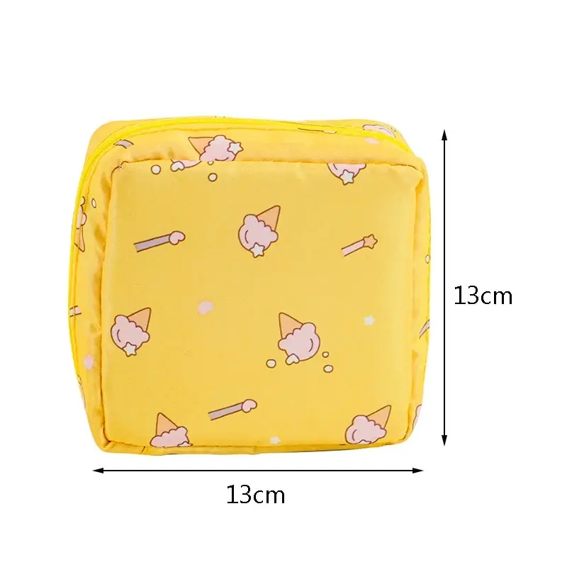 Новая портативная водонепроницаемая сумка для хранения тампонов милые