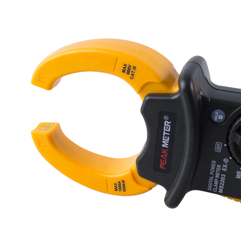 

Peakmeter PM2203 power meter Clamp Three Phase Digital With T - RMS Measurement RS232 Certification Active Power, Power Factor