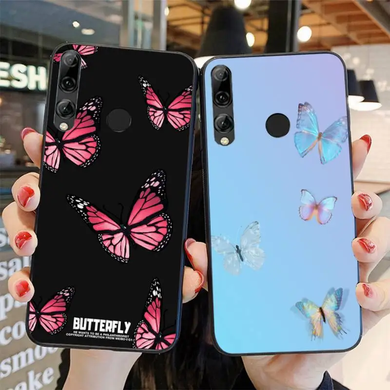 

Beautiful Butterfly Phone Case For Huawei Honor 8X 9 10 20 Lite 7A 7C 10i 9X Play 8C 9XPro