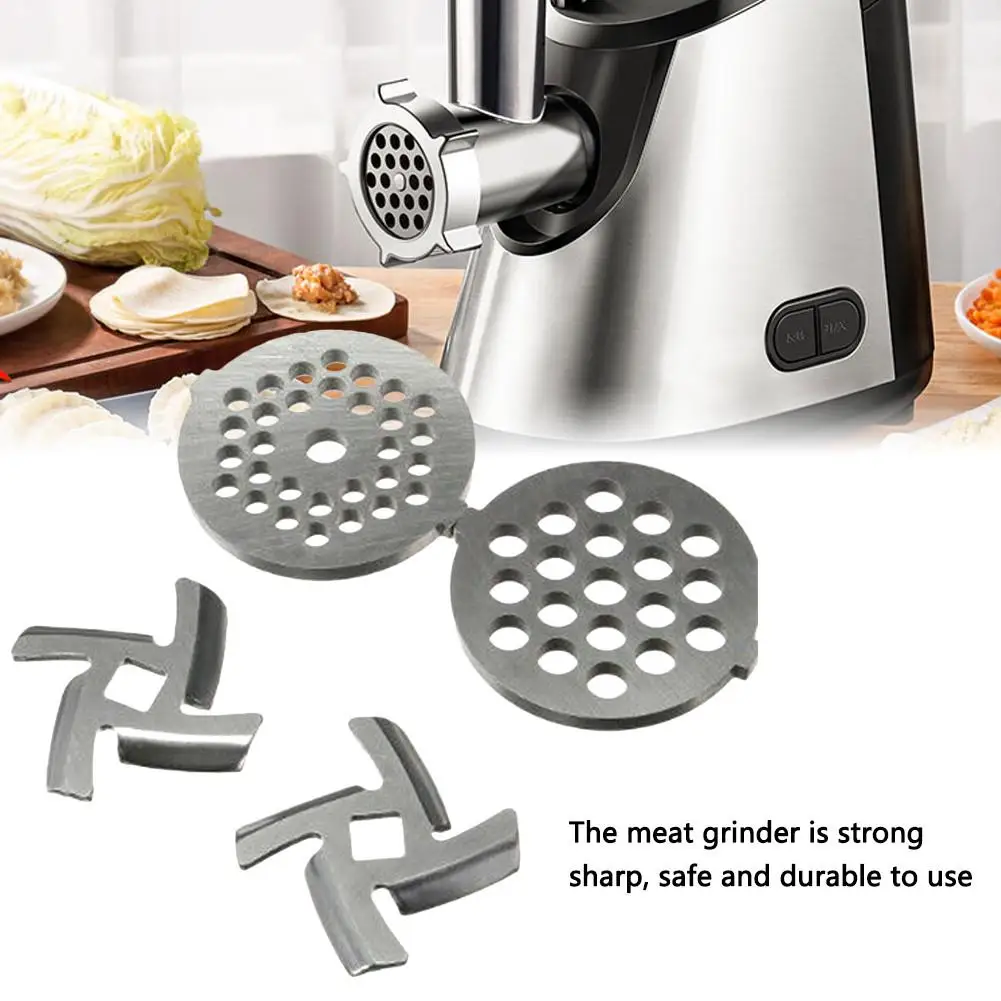 4-piece Set Meat Grinder Household Steel Alloy Chopper Grinding Spare Part Accessories for Quick Mince | Дом и сад