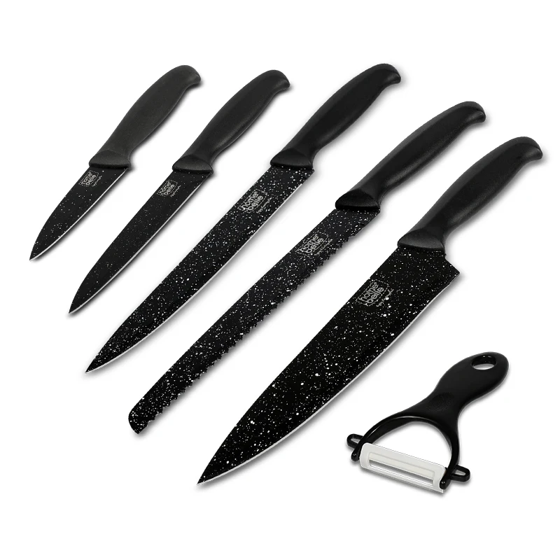 Set Of Kitchen Knives Cooking Handmade Knifes Gift Chef Knife Stand Sets Sharpener For Vegetable Cutter Chopper Peeler | Дом и сад