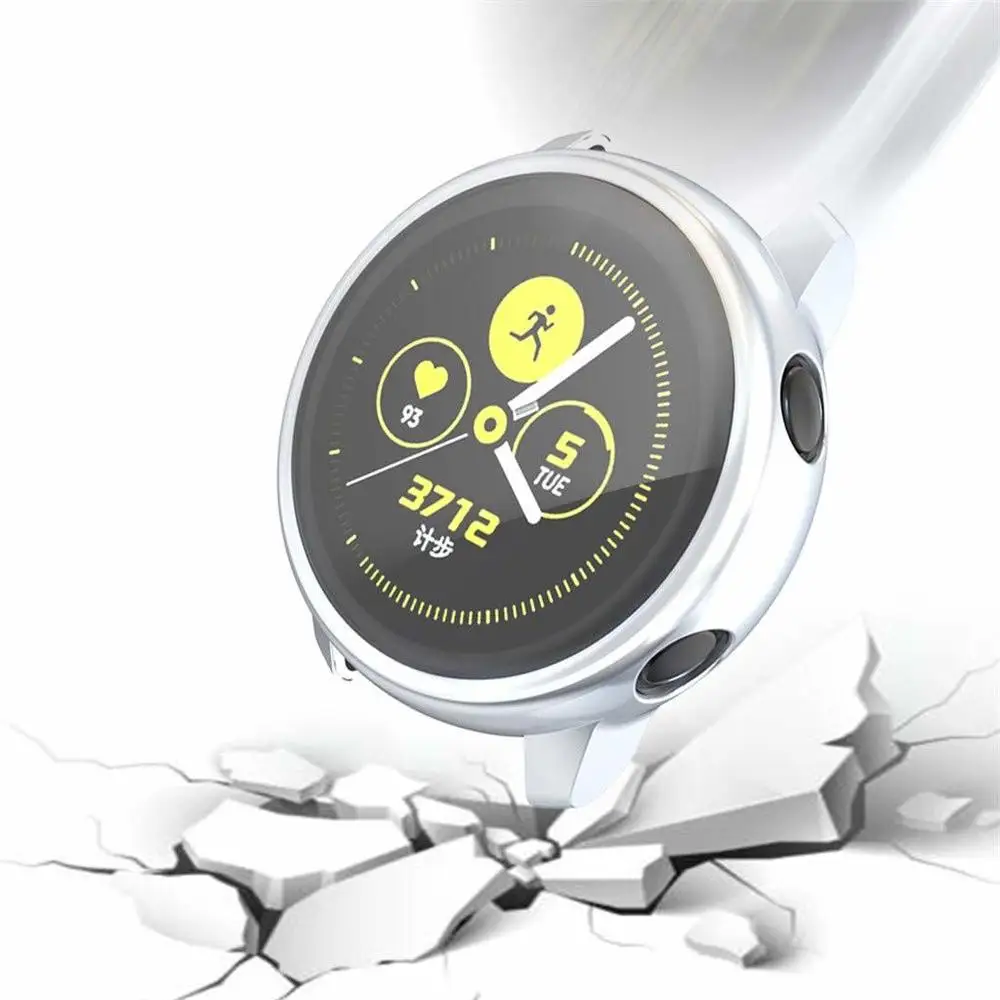 Защитный чехол с покрытием для Samsung Galaxy Watch Active 40 мм мягкий ТПУ защитный Active|Часы