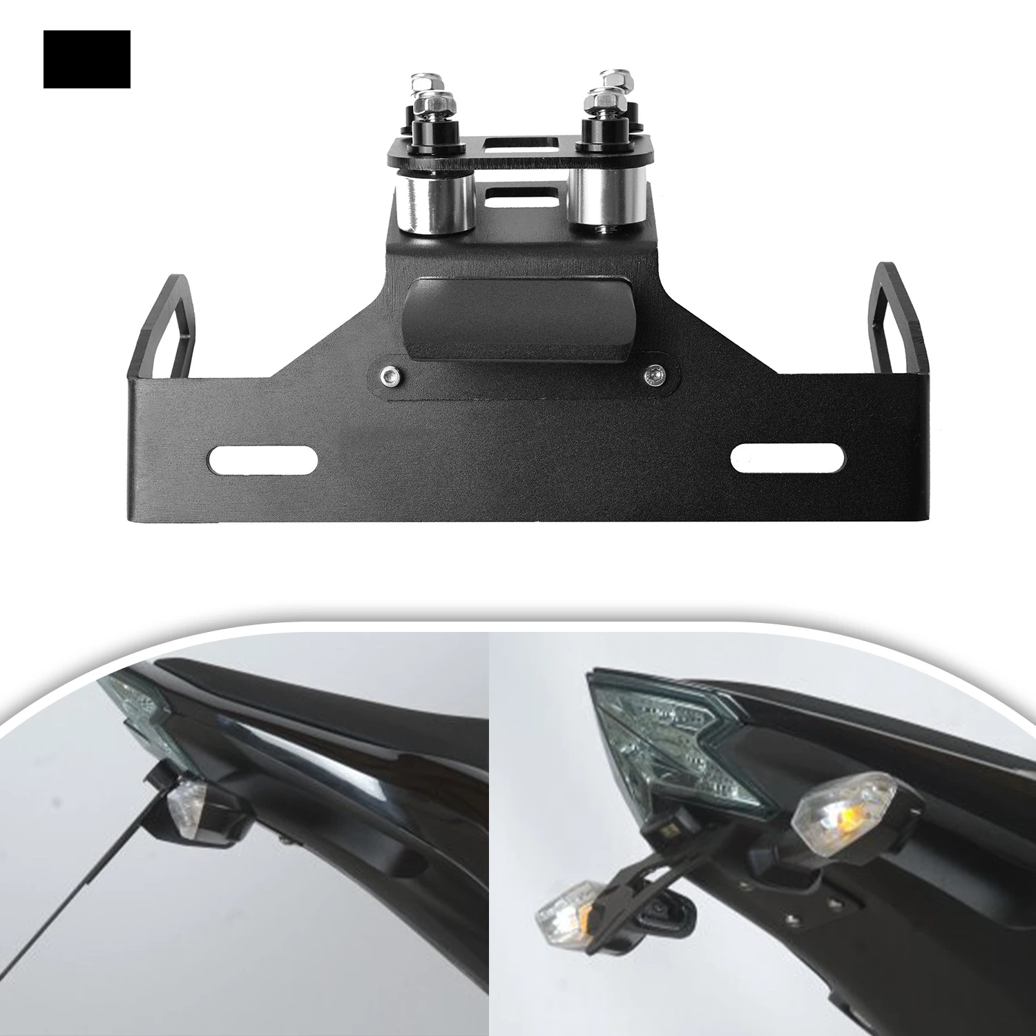 Мотоцикл хвост аккуратные номерных знаков держатель для Kawasaki Z800 2013 2014 2015