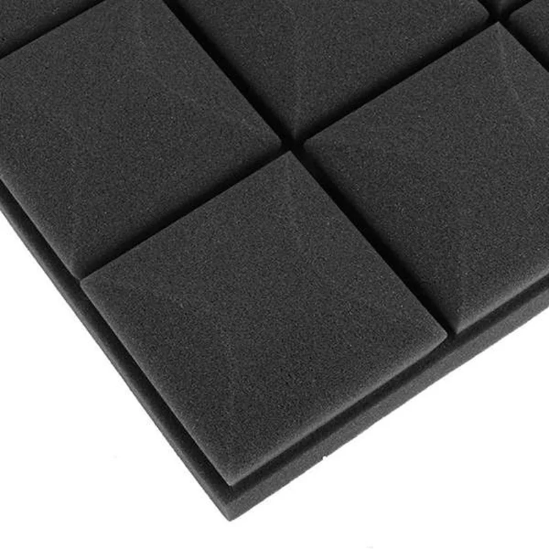 5 шт. Акустические панели студии Звукоизоляционные клинья из пенопласта для поглощения звука с дизайном 9 блоков гриба.