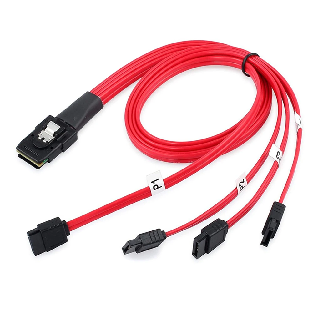 Мини SAS 10 Гбит/с SFF 8087 36Pin к 4 SATA жесткий разделитель дисков кабель 1 0 M