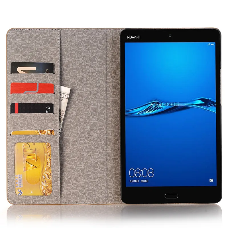 Чехол для huawei MediaPad M3 8,4 BTV-W09 BTV-DL09 8," дюймовый бизнес кожаный флип планшет стенд защитный чехол/карта Солт+ подарок