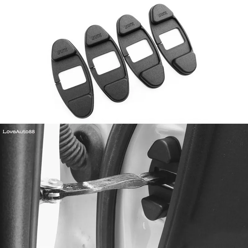 3D ABS kapı kilidi stoper sınırlayıcı kapak kapı koruyucu Kia Sportage için QL JE SL QLE KM 2016 2017 2018 2019 2020 aksesuarları