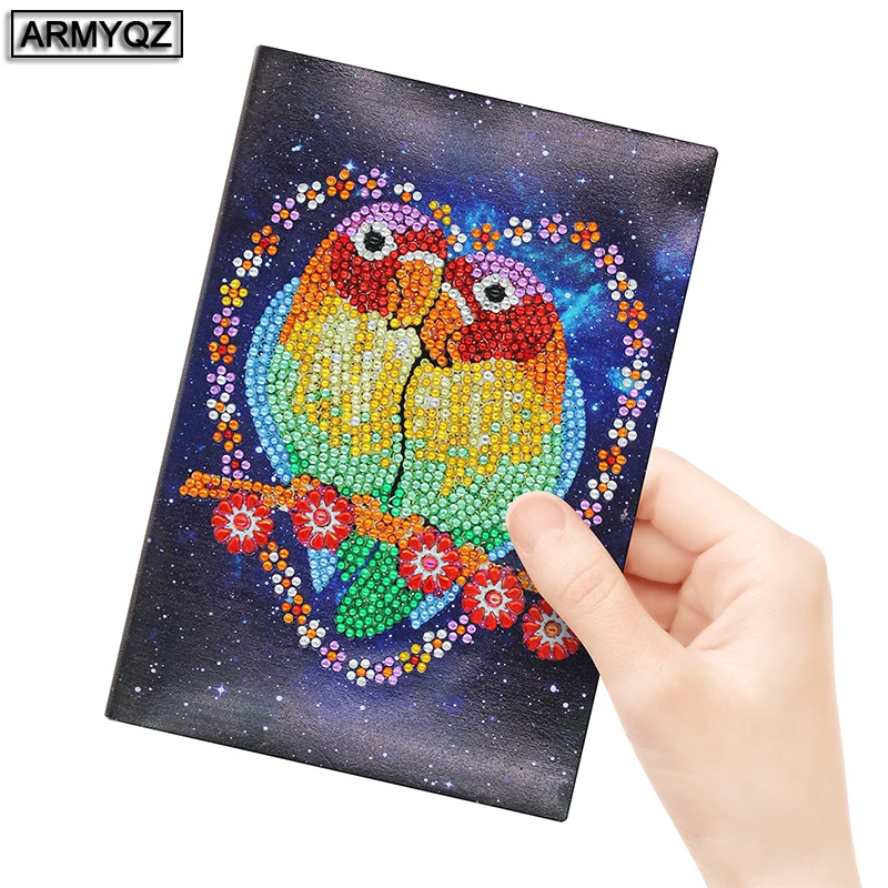ARMYQZ 5D DIY Diamond Painting Notebook Dolphin Special Shaped 2019 New | Дом и сад