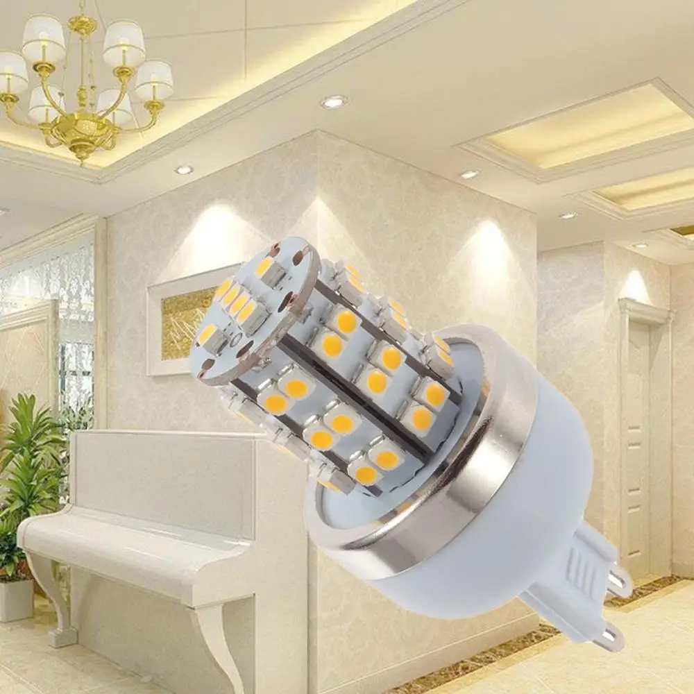 G9 220V 3528SMD 48 LED Встраиваемые тёплого/положительный белый светильник лампа