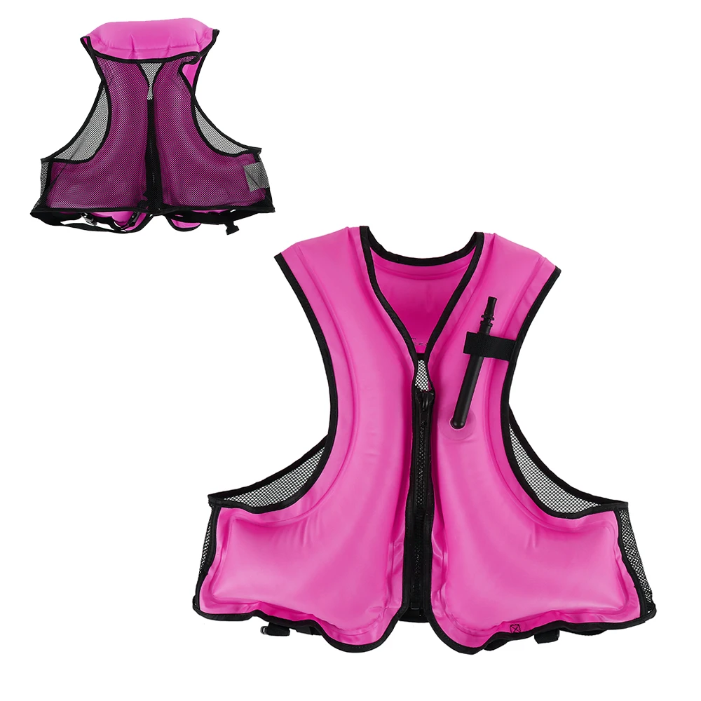 

Adult Life Vest Inflatable Swimming Life Vest Jacket for Snorkeling Floating Device Drifting Surfing Water Sports Life Saving
