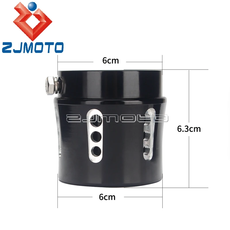 Алюминиевая наконечник выхлопной трубы с ЧПУ 2 5 дюйма прямая выхлопная труба