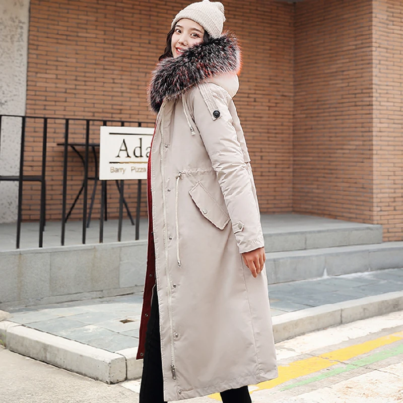 Женский пуховик с подкладкой Young Gee утепленная куртка из искусственного меха со