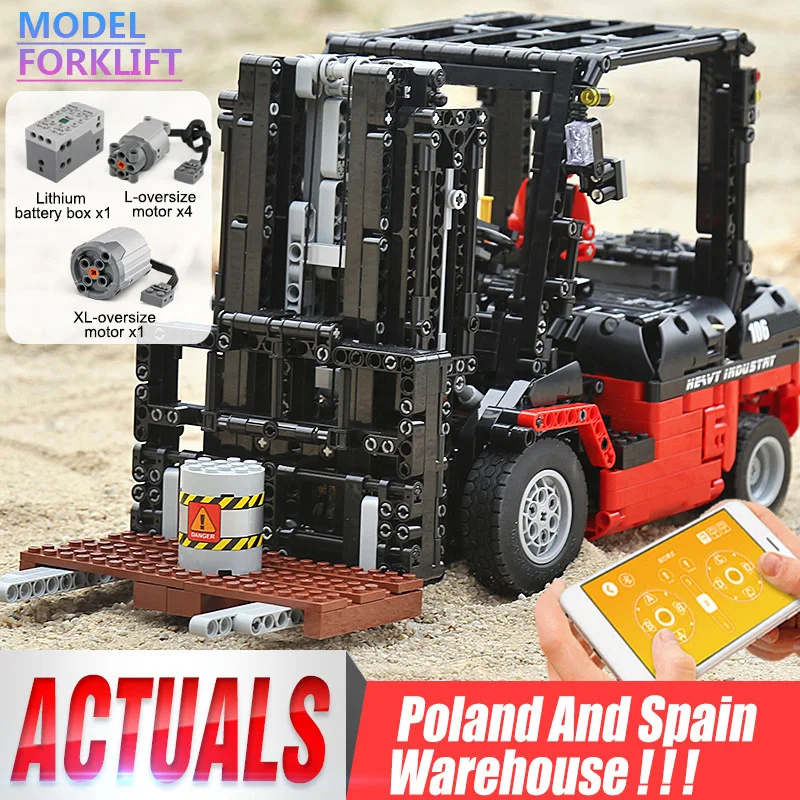 Высокотехнологичный моторный автомобиль Mould King совместимый с двигателем 3681