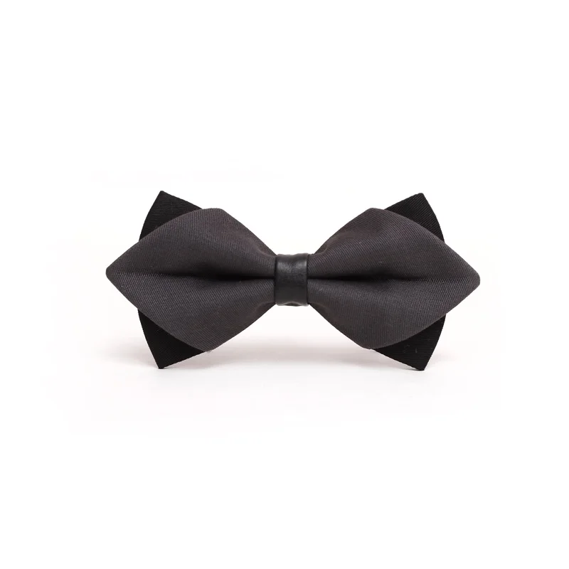 

Brand New Men Bowtie Butterfly Knot Mens Accessories Luxurious Bow Tie Black Cravat Formal Commercial Suit Wedding Ceremony Ties