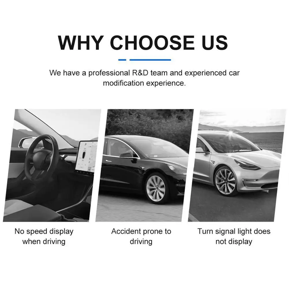 

OBD Smart Gauge HUD Head-up Display Speedometer Firm Automatic Switching Smart Digital Meter Compatible for Tesla Model3