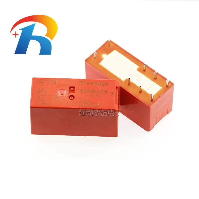 Реле мощности TE SCHRACK RT424005 5VDC RT424012 12VDC RT424024 24VDC 8A250VAC 8pins бесплатная доставка 5 шт./лот