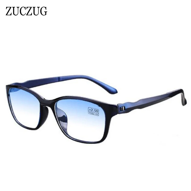 Ультралегкие очки для чтения ZUCZUG TR90 мужские женские защиты от усталости
