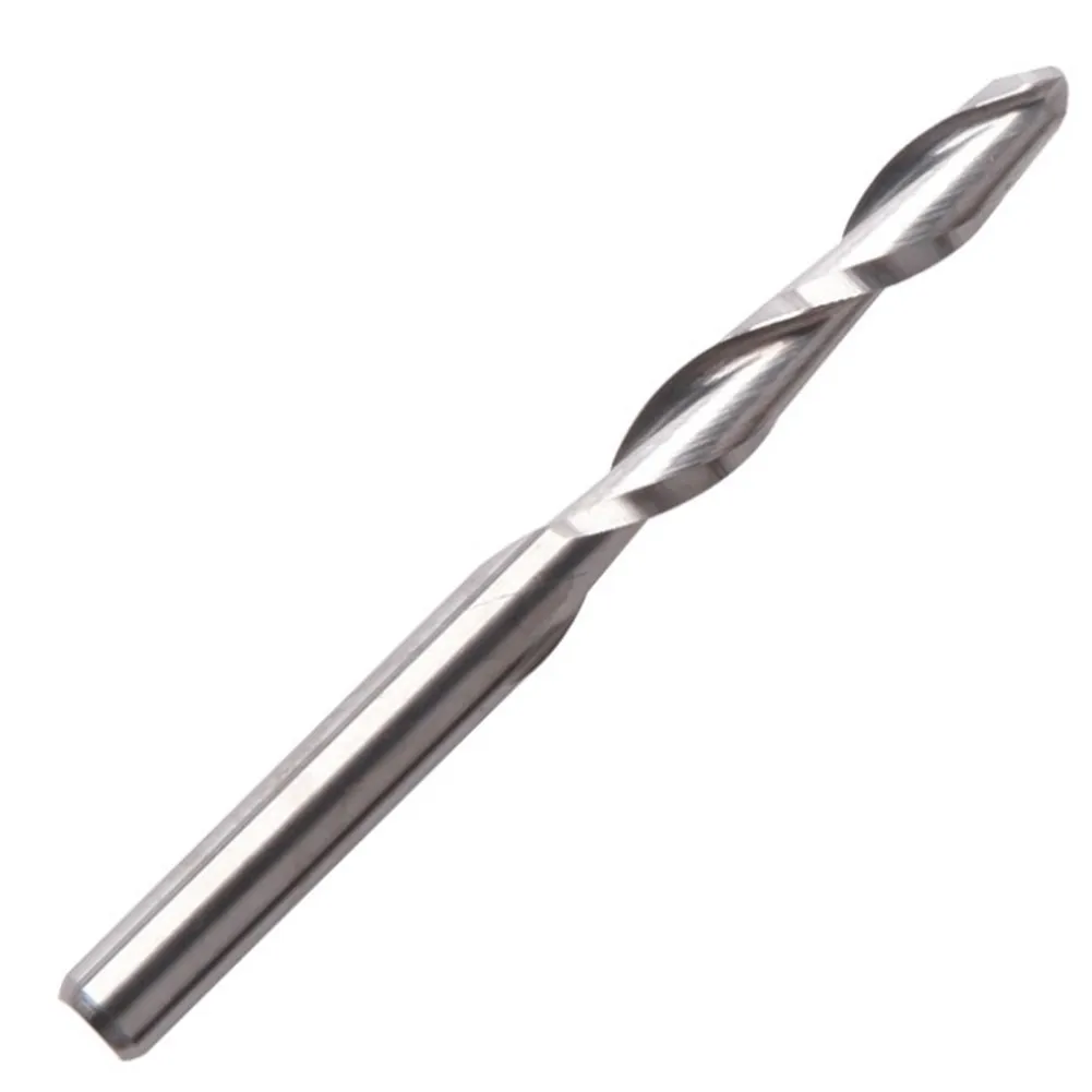 

10pcs Milling Cutter 3.175x17mm Accessories Cemented Carbide Computer Engraving