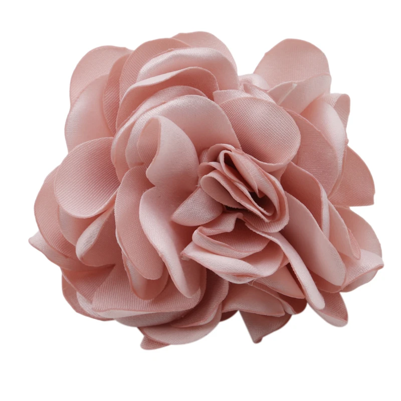Эластичные резинки для волос с большими цветами розы милые девочек и женщин