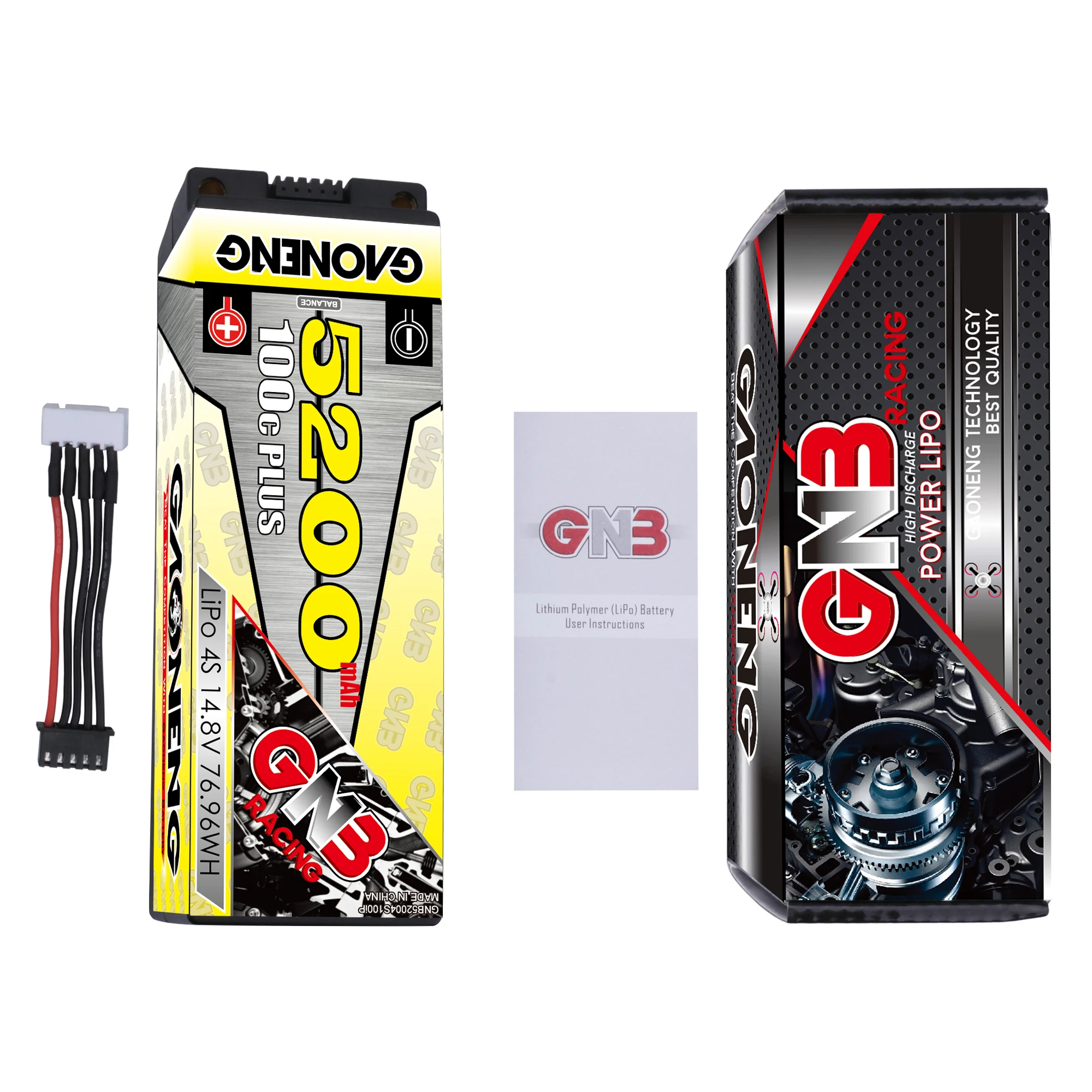 gaoneng gnb 5200 мач 4s 148 v 100c футляр чехол lipo бата