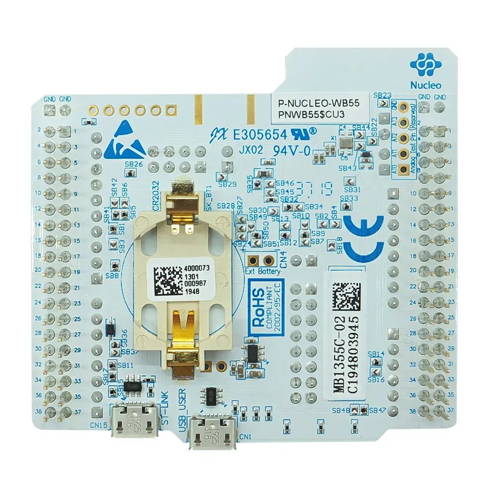 1/шт Лот P NUCLEO WB55 развития Наборы BLE Nucleo посылка в том числе usb ключ и 68 с STM32WB55 mcu