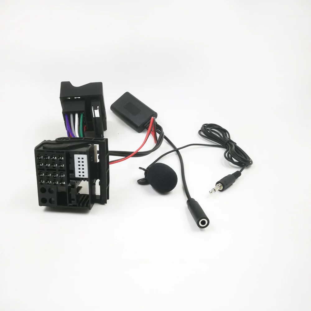 

Biurlink Car Bluetooth 5.0 AUX-IN Audio Cable for BMW E60 04-10 E63 E64 E61 Mini Navi Radio Aux Microphone Handsfree Adapter