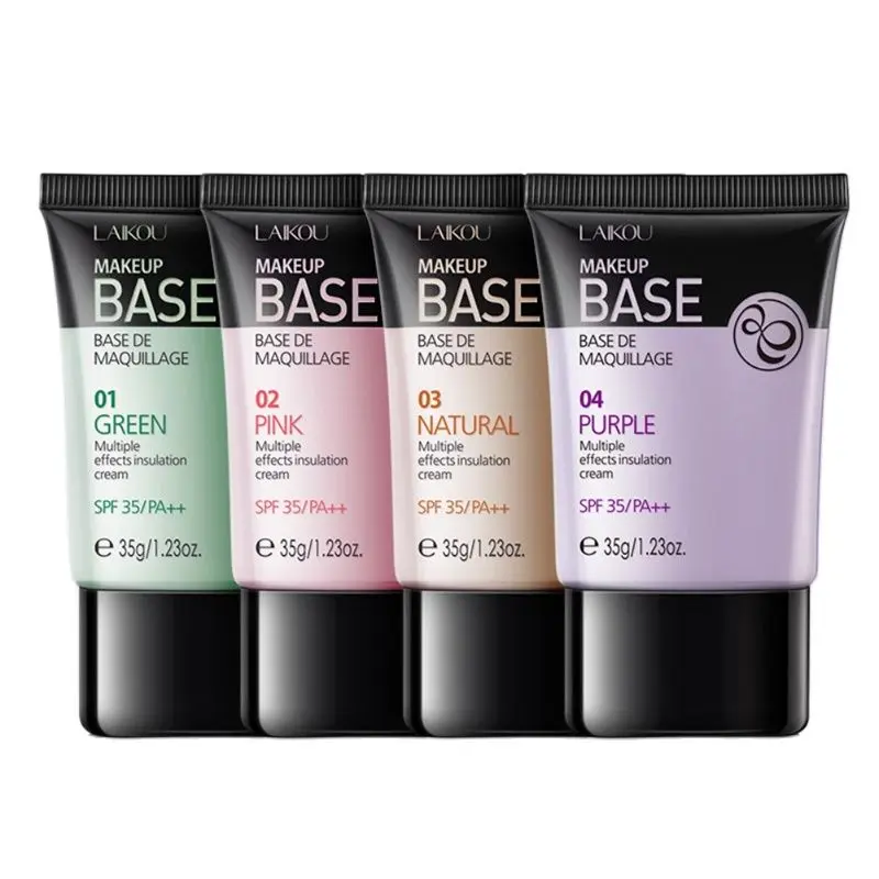 

4-color Makeup Primer Moisturizing Cover Blemishes Brighten Skin Color Face Isolation Cream Waterproof Lasting Makeup A1