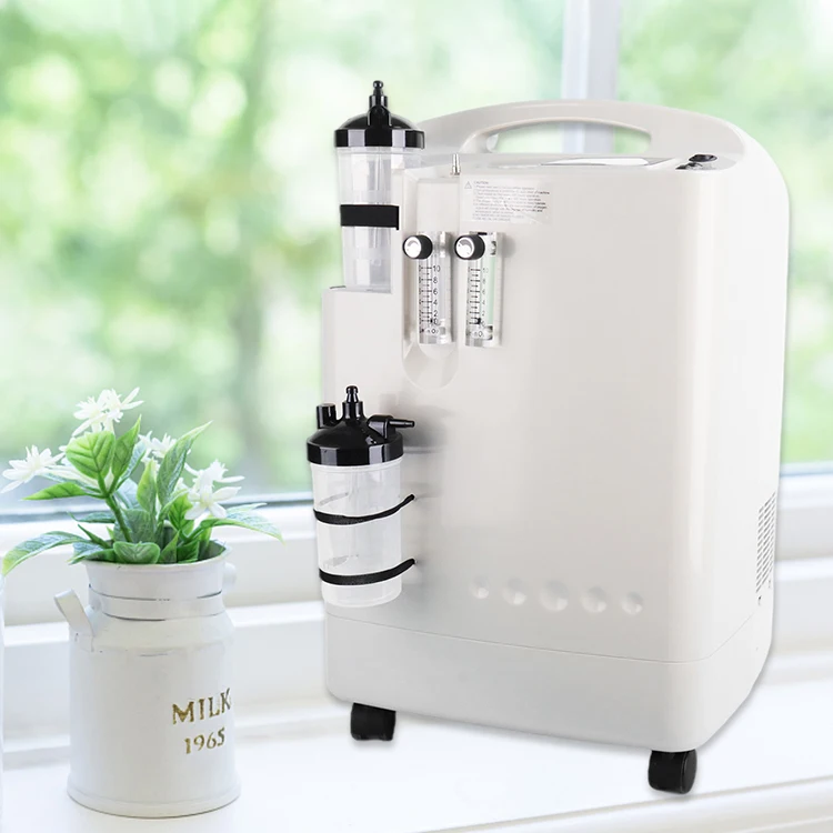 

Stock Professional Medical Grade Hospital Double Flow Oxygen-Concentrator 10L