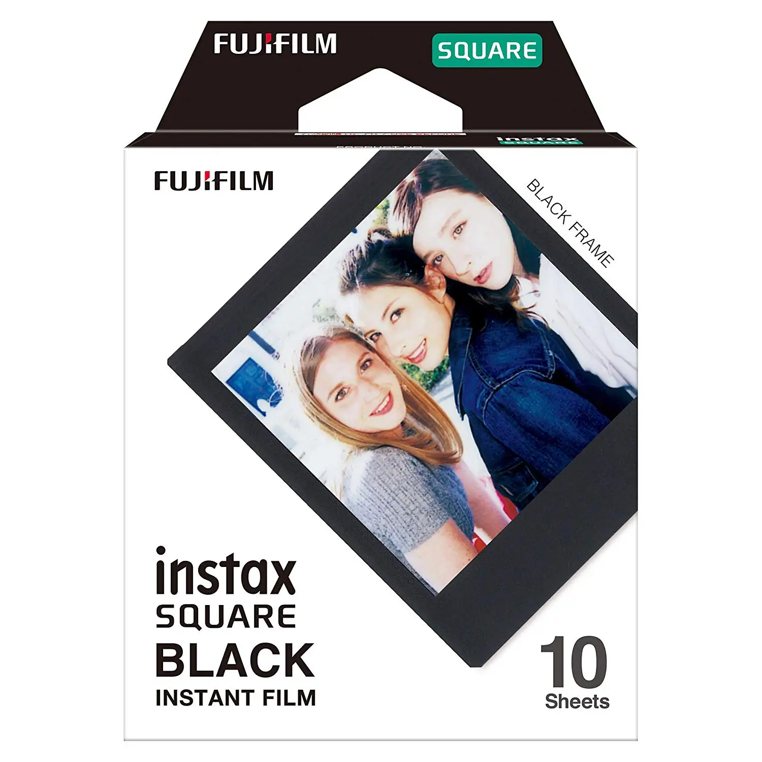 Новинка 10 50 листов пленка Fujifilm Instax Square фотопленка с черным краем для Fuji SQ 20 6