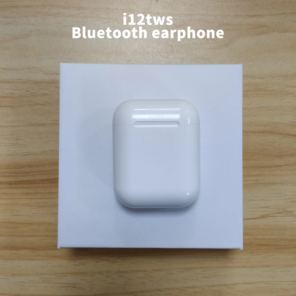i12C glossy white i12 tws Bluetooth 5,0 Беспроводная гарнитура наушники Bluetooth Сенсорный всплывающий спортивный наушник стерео гарнитура беспроводные наушники - Цвет: i12C glossy white