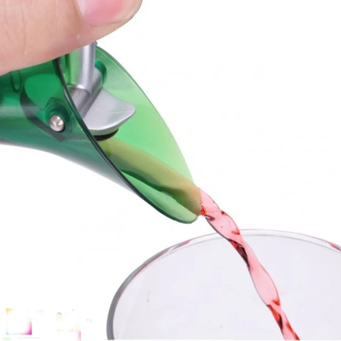 Lowest Price 200 pcs/lot Red White Wine Aerator Bottle Plug Cap Pourer Silicone Seal Stopper Decanter #2300 | Дом и сад