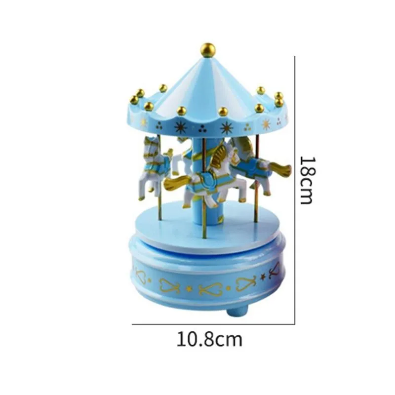 

Clockwork Toy Carousel Music Box Party Children Birthday Toy Christmas Gift