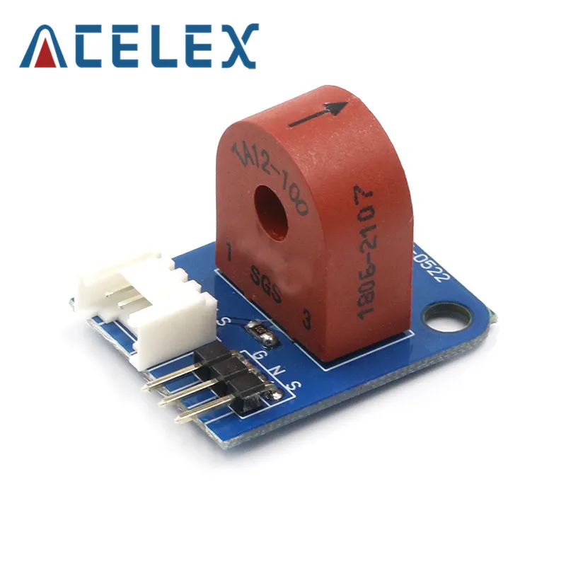 Аналоговый измеритель тока модуль AC 0 ~ 5A Амперметр сенсорная плата для Arduino на