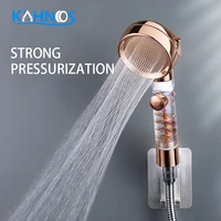 turbo shower head with switch onoff button handheld turbo charged 3 modes high pressure nozzle water saving shower head