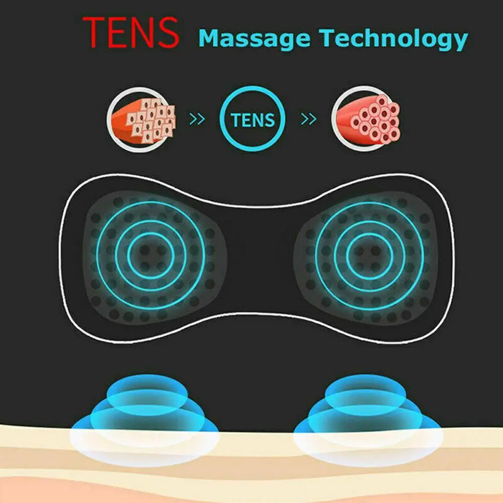 

2021 New Portable Mini Electric Back Neck Massager Charging Massage Relief Shoulder Massager Massager Pain Cervical Stimula F3P2