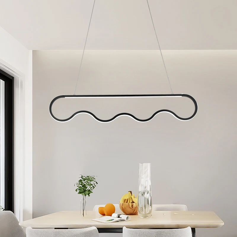 Простая элегантность LED подвесной светильник для столовой современный