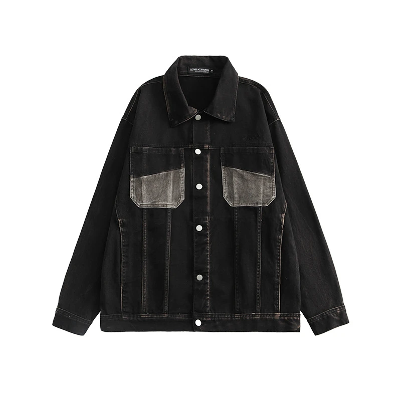 Коллекция осень-зима 2021 розовая джинсовая куртка в стиле бойфренда женская