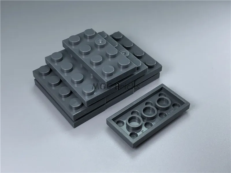 50 шт./лот MOC Кирпичи красочная пластина 2x4 подходит для 3020 DIY Развивающие