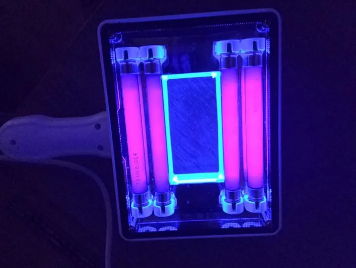 Деревянная лампа для ухода за кожей УФ светильник тестирования кожи деревянная