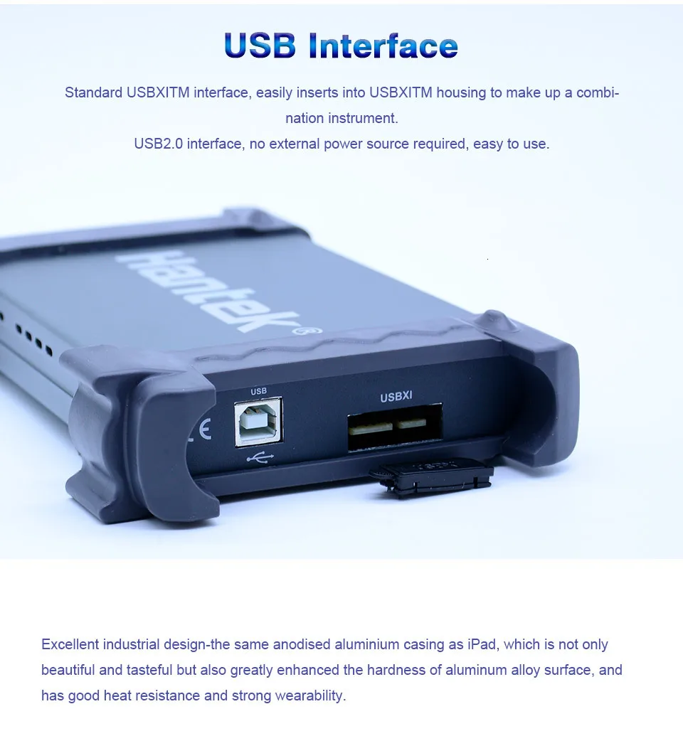 Hantek PC USB портативный осциллограф 20 МГц-200 МГц 2 канала 48 мс/s-250MSa/С осциллограф 6022BE/6052BE/6082BE/6102BE/6212BE