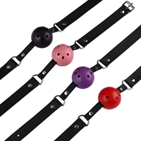 1pcs adult games ball bdsm bondage restraints open mouth breathable sexy ball harness strap gag sex tools for couples