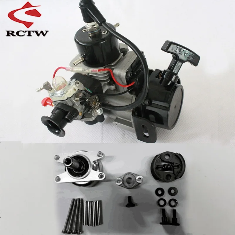 2 х тактный двигатель 26cc RC морские Газовые двигатели для автомобиля с муфтой