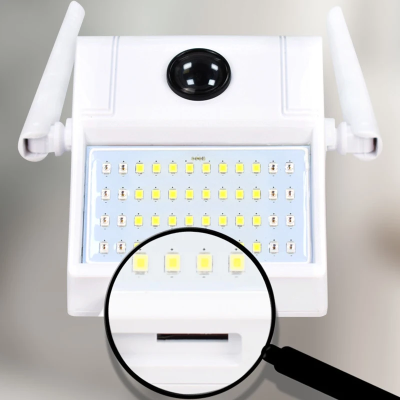 

Super Wide-Angle Wall Lamp1080P PTZ WIFI Camera 2MP Auto Tracking Waterproof CCTV Home Security IP Wireless Camera EU Plug