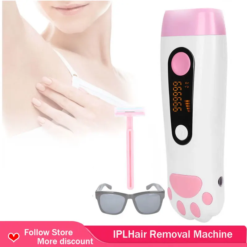 

IPL Hair Removal Laser Epilator LCD Display Bikini Permanent Ipl Laser Hair Removal Machine 999999 Flashes Depilador a laser