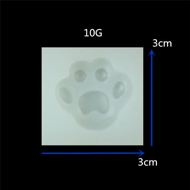 Силиконовая форма для самостоятельного изготовления силиконовая собачьей лапы