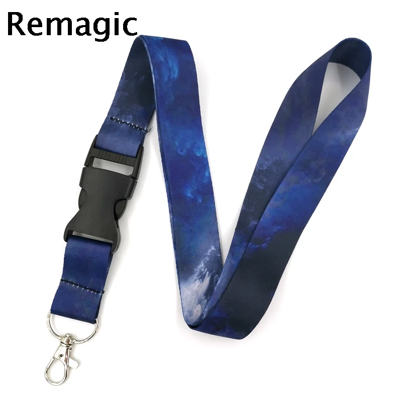 Туманность звездное небо творческих шнурки держатель для карт студентов с