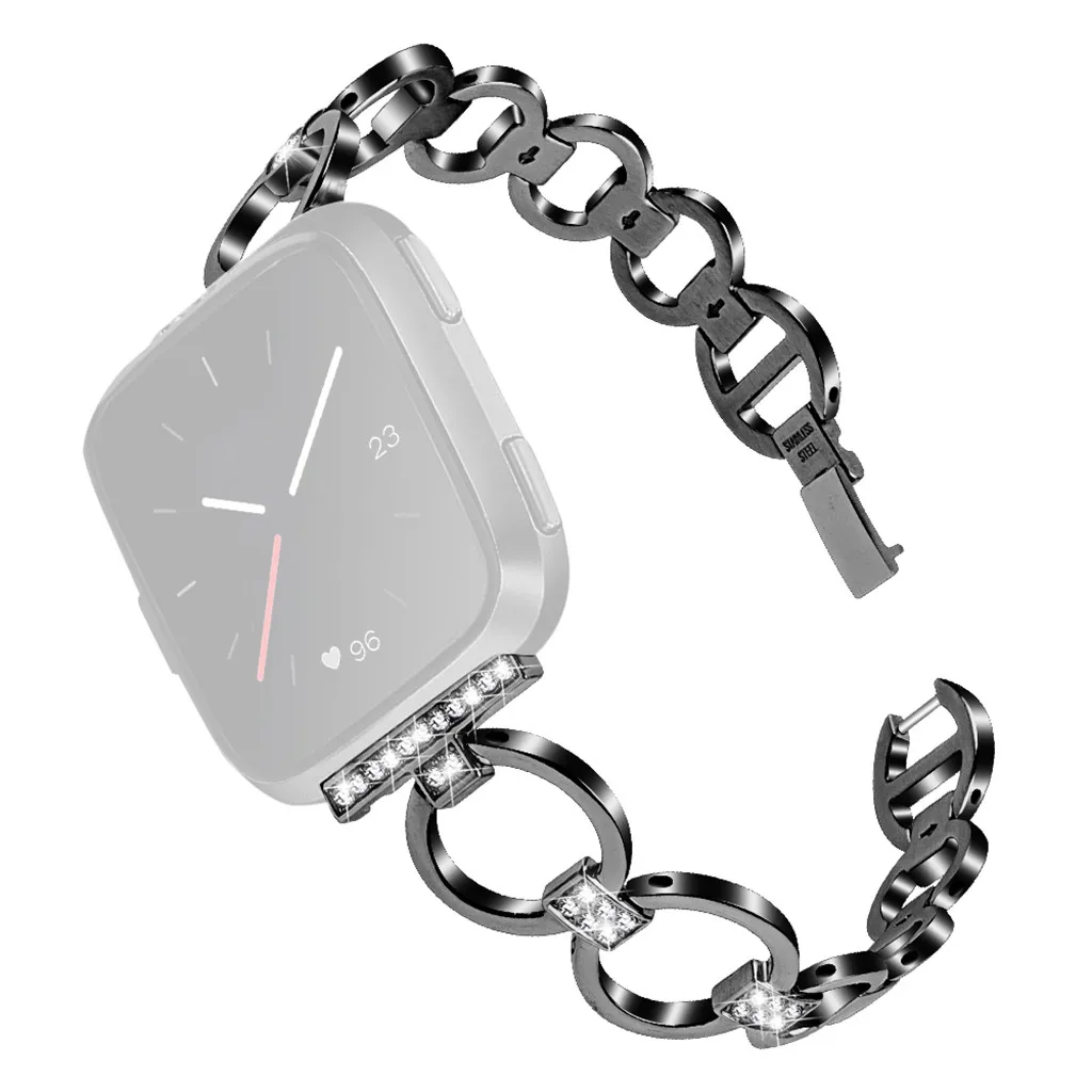 Для Fitbit Versa Lite Браслет замена девушки часы ремешок наручный браслет Роскошные умные часы долговечные аксессуары#802