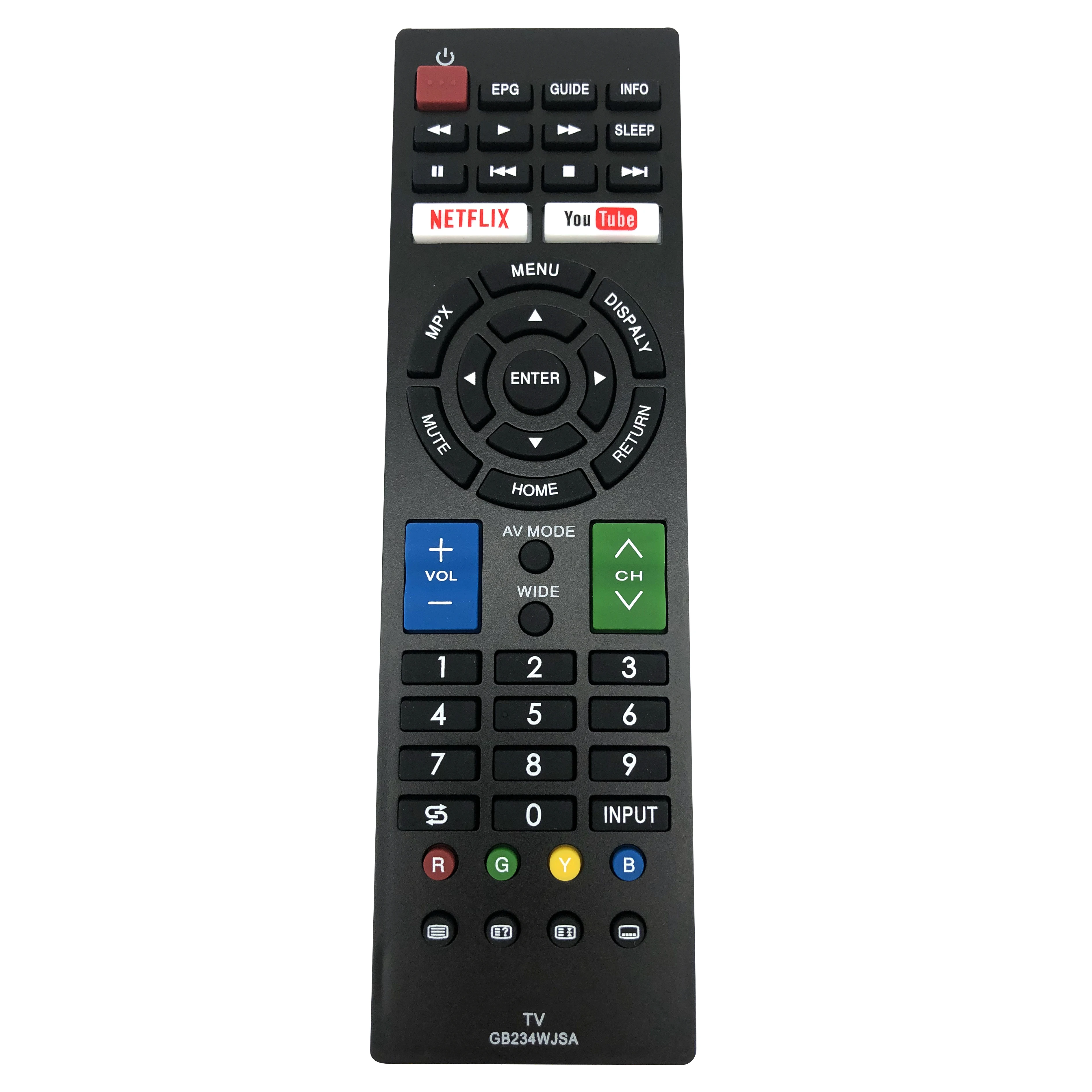 Оригинальный ЖК-телевизор GB234WJSA с пультом дистанционного управления NETFLIX YouTube