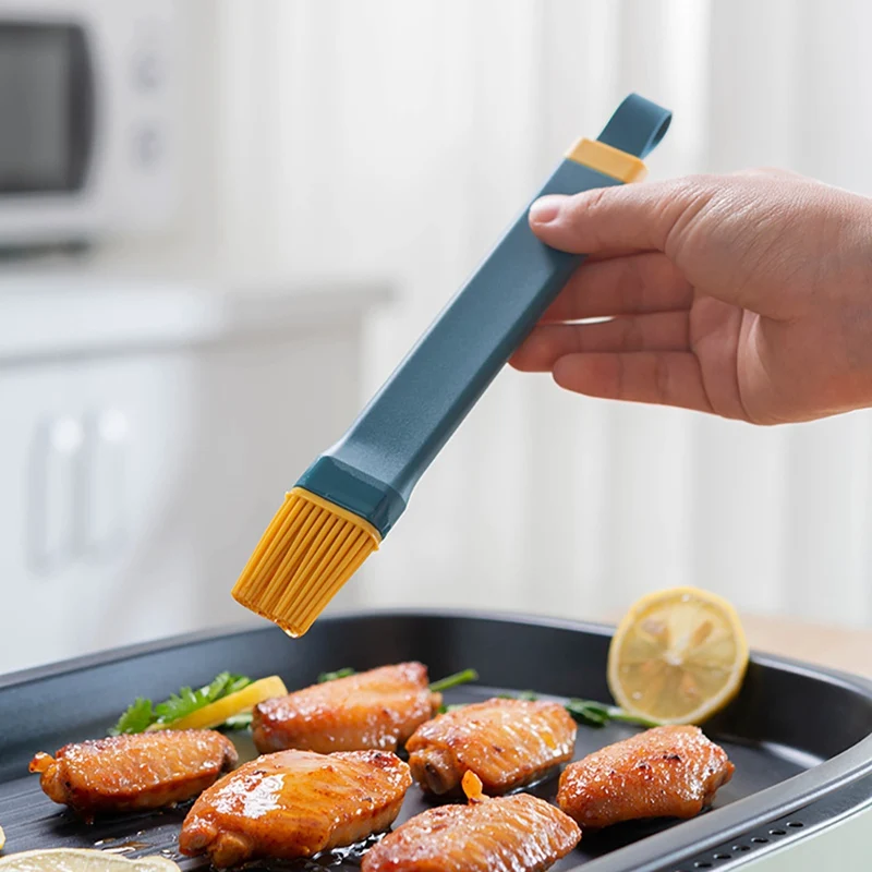 

G Silicone Oil Brush Kitchen Baking Small Brush Home High Temperature Resistant Lint-free Silicone Barbecue Oil Brush